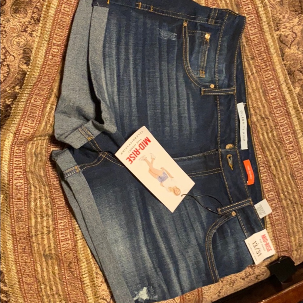 Denim shorts